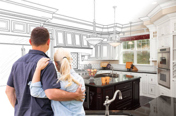 Custom kitchen cabinets installed in a Quakertown home